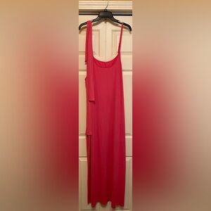 Shein pink maxi dress